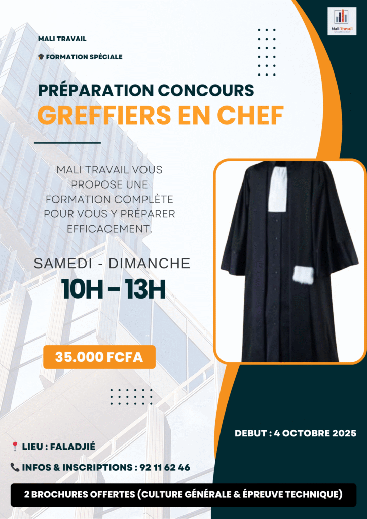 🎓 Formation Spéciale – Préparation Concours des Greffiers en chef