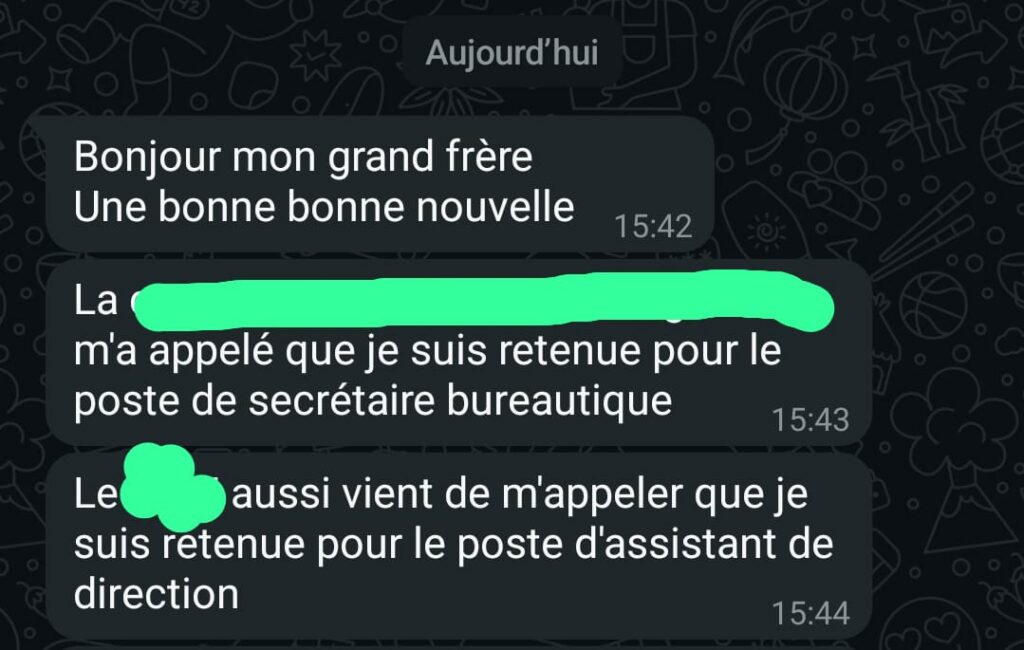 Voici quelques témoignages que nous avons reçus