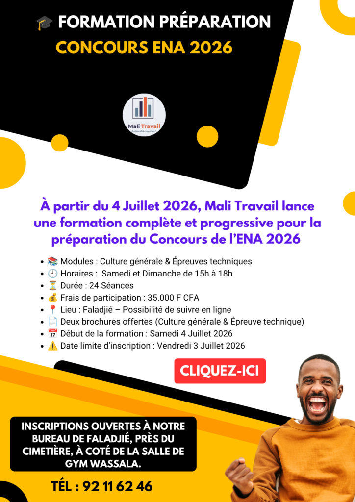 🎓 Formation – Préparation Concours ENA 2026 - 4ème Vague à partir du 4 Juillet 2026