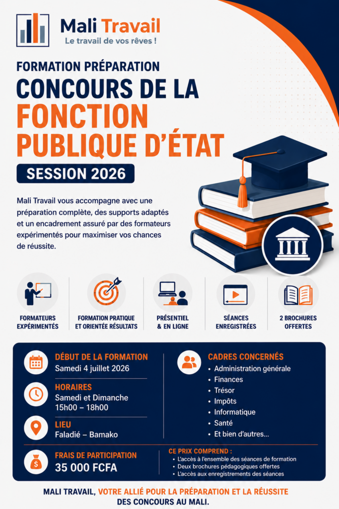 Formation Préparation Concours de la Fonction Publique d'État 2026